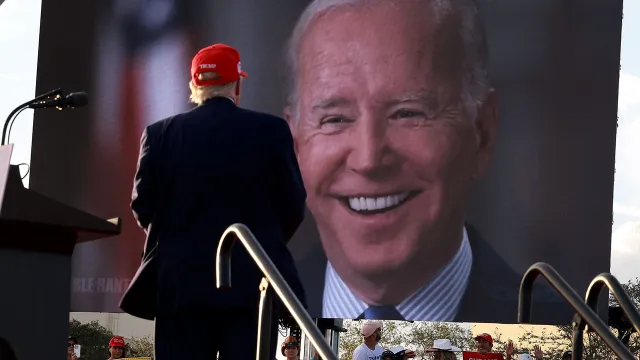 can trump beat biden?