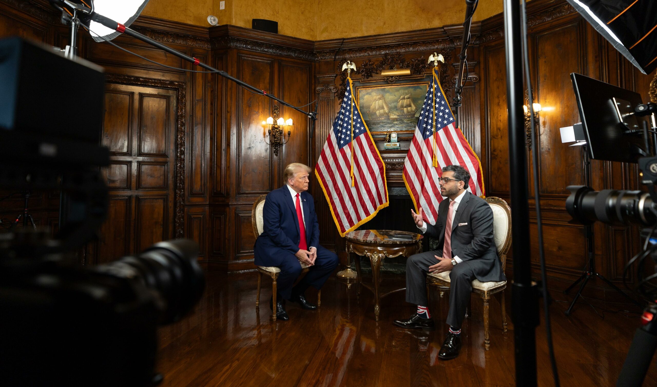 president trump interview