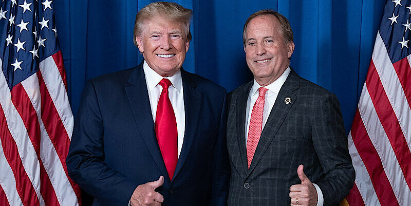 Trump Ally Ken Paxton Confirms Primary Challenge Against RINO Sen. John Cornyn.