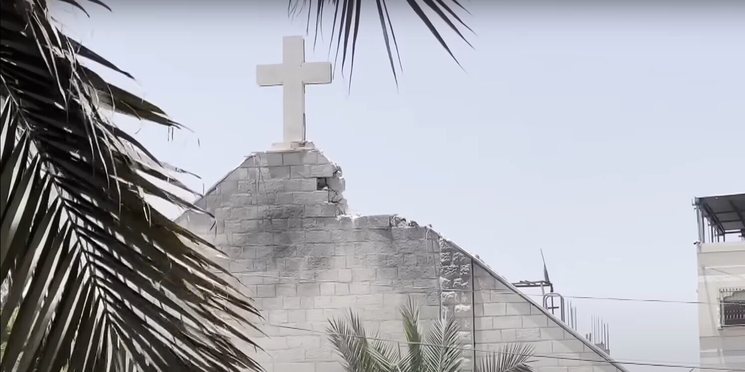 Gaza Christians Say Israel Has Told Them to Flee Their Churches, But They Intend to Stay.