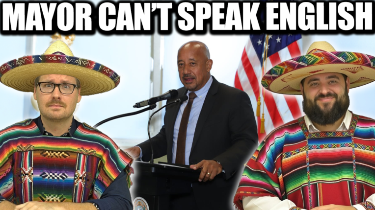 Fleccas Talks Podcast Ep 318: AMERICA LAST: Massachusetts Mayor CAN’T Speak English!