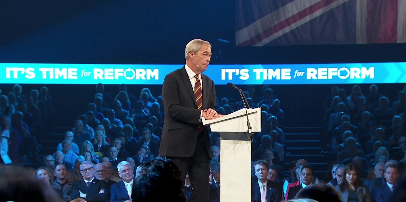 Farage’s Reform Party Pledges to Stop Non-English Speakers from Voting.