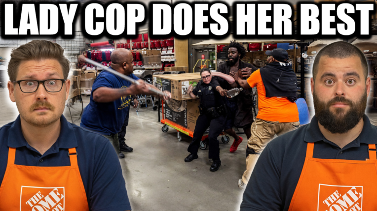 Fleccas Talks Podcast Ep 349: HOME DEPOT CHAOS: Lady Cop Made It Worse