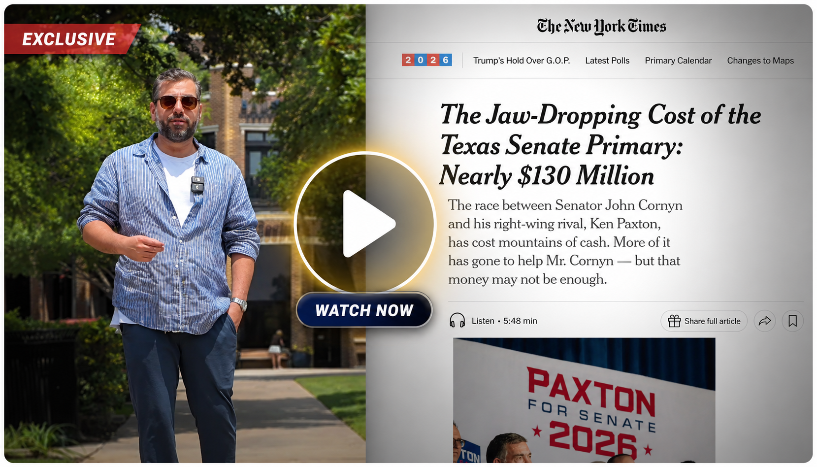 Inside Paxton's Texas Victory: Behind the Scenes in Plano