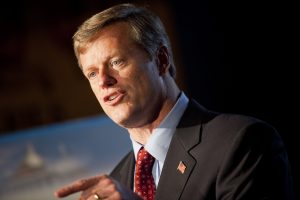 Massachusetts Gov. Charlie Baker (Photo credit: Dominick Reuter for WBUR via Flickr, CC BY-NC-ND 2.0)