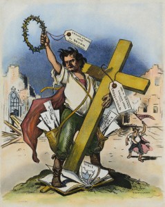 Cartoon by Grant Hamilton, printed in "Judge" Magazine, 1896.