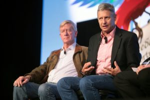 From left: former Massachusetts Gov. William Weld and former New Mexico Gov. Gary Johnson (photo credit: Gage Skidmore)