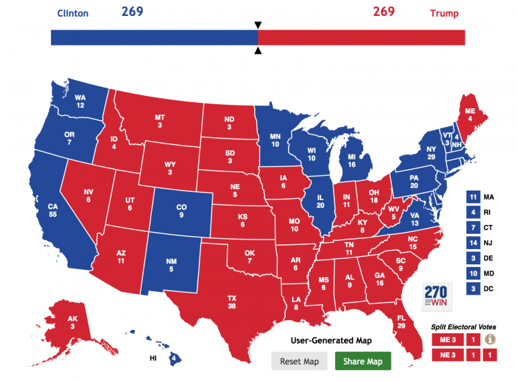Map via 270towin.com